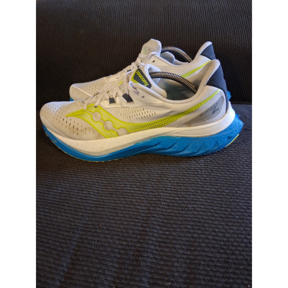 Saucony Endorphin Speed 4 Mens Running Shoes White Blue Lime S20940-222 Size 12